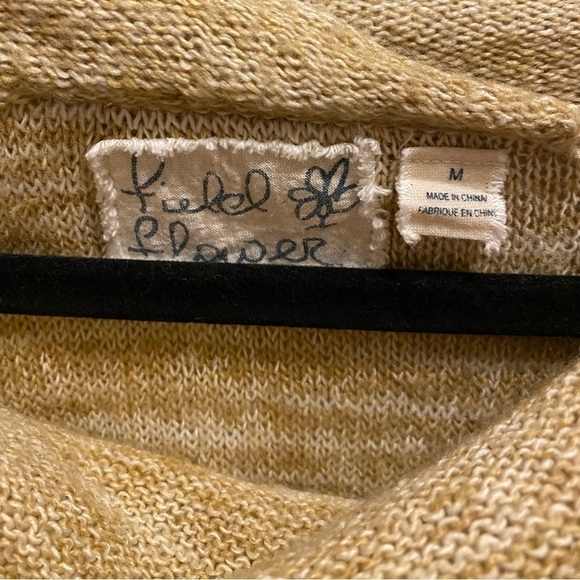 Anthropologie Field Flower Cowl Neck Tunic Sweater Size M - Picture 3 of 9